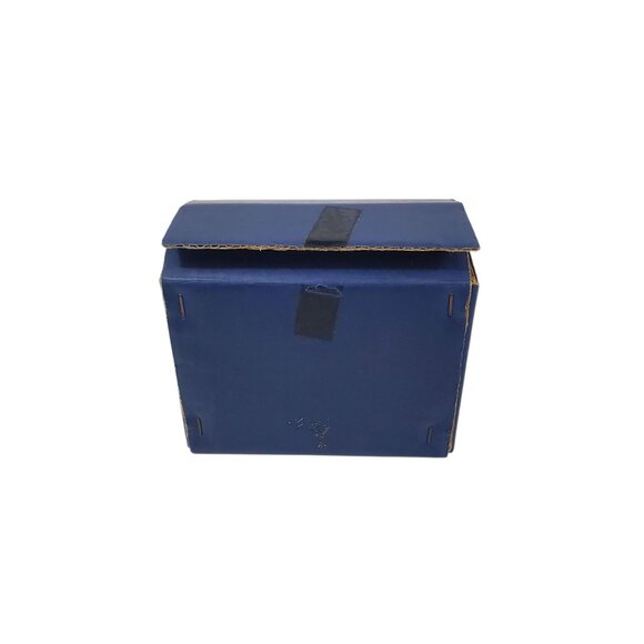 Vintage 1980 Hand-Painted Ceramic Christmas Nativity Scene 8 Figurines Blue Tan - Picture 10 of 11